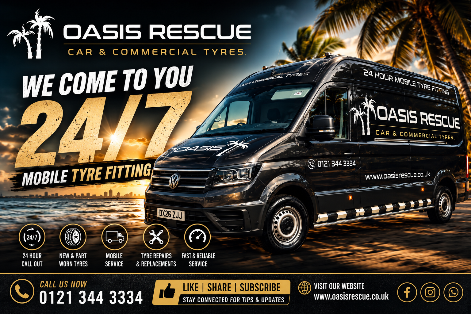 OASIS RESCUE - CAR AND COMMERCIAL TYRESW