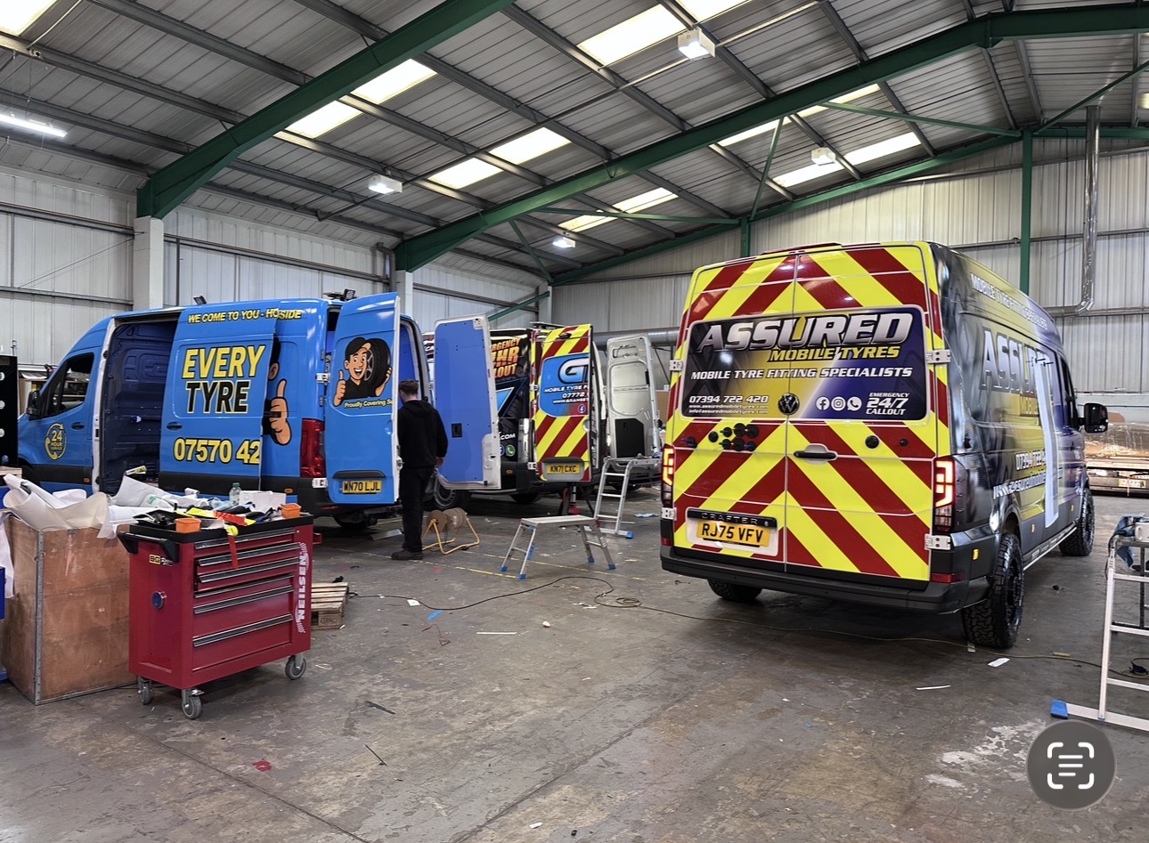 VANS IN BUILD